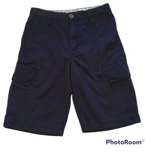 Men's Navy Blue Cargo Shorts Preloved Size 28